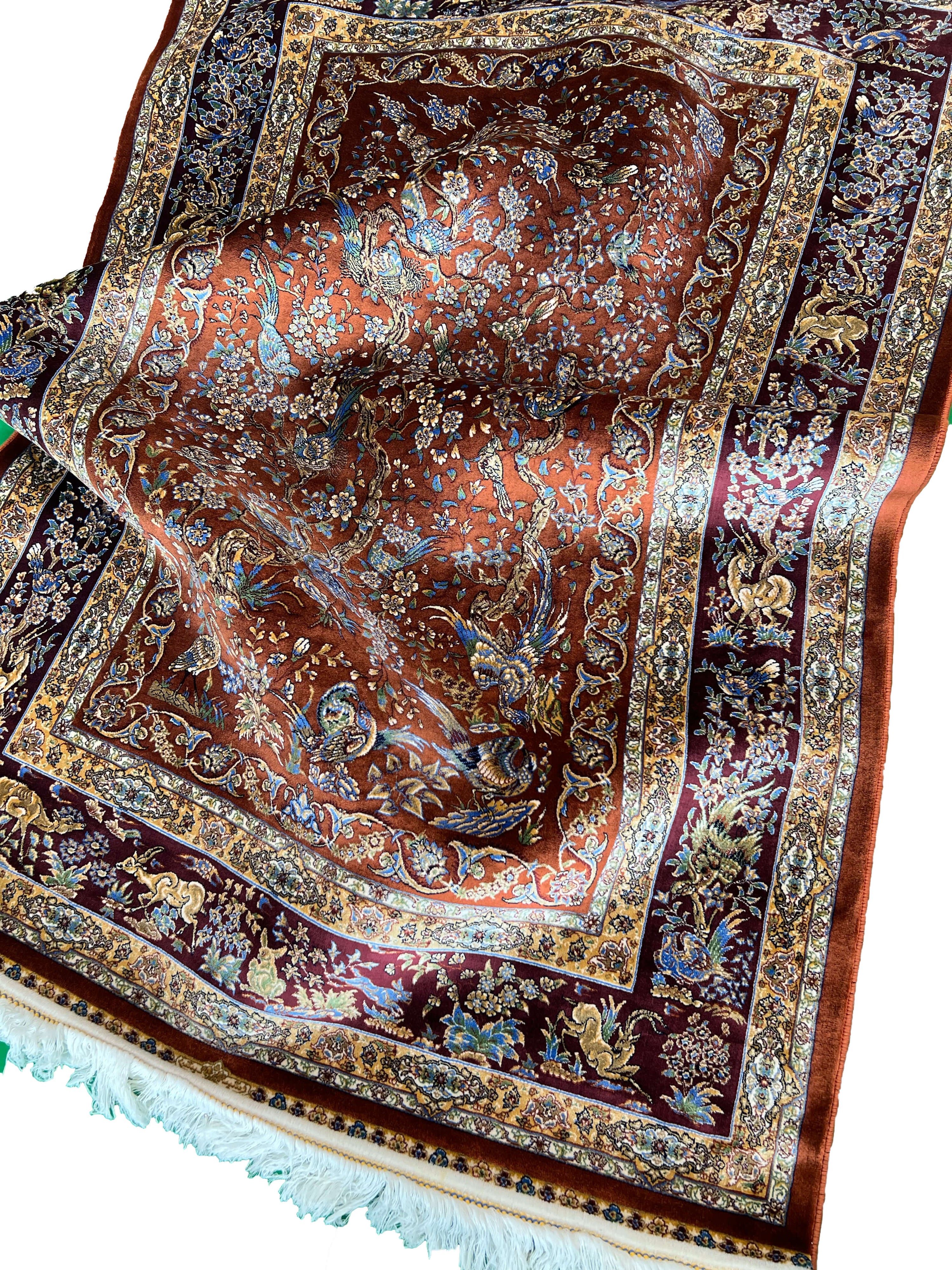 Rustic Enchanted Aviary Rug