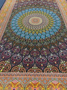 Golden Gonbad Dome Silk Rug