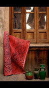 Red Velvet Vintage Rug